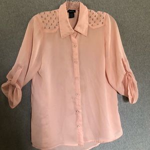 Rue 21 Collared Button Up Blouse